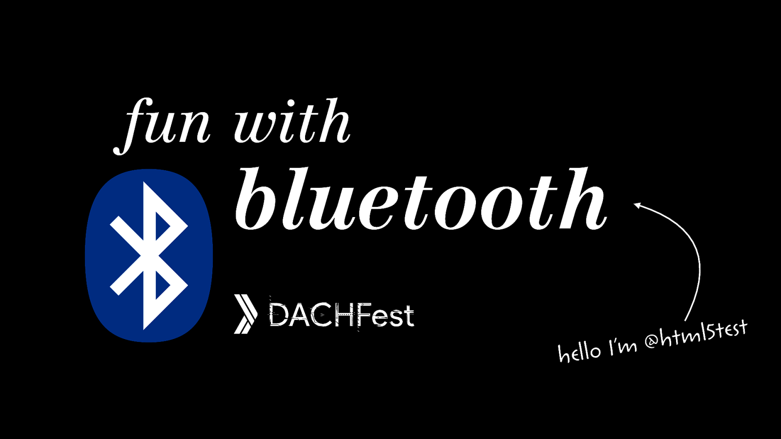 Fun with Bluetooth